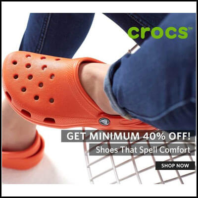 myntra crocs coupon