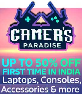Upto 50% + 10% SBI Off on Gaming Laptops, Consoles, Accessories & More