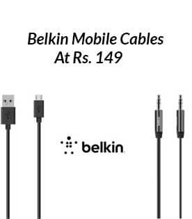 Belkin Mobile Cables @ Rs.149