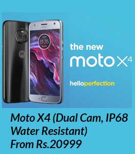 Moto X4 (Dual Cam, IP68 Water Resistant)