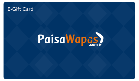 PaisaWapas Test E-Gift Card