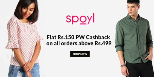 Flat Rs.150 PW Cashback on Rs.499 + Extra 20% Discount on 1st Order