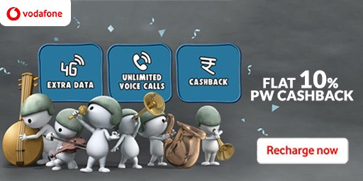 SMALL RECHARGE | Vodafone Recharge Pack, Starting at Rs.9