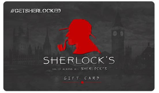Sherlock Pub E-Gift Card