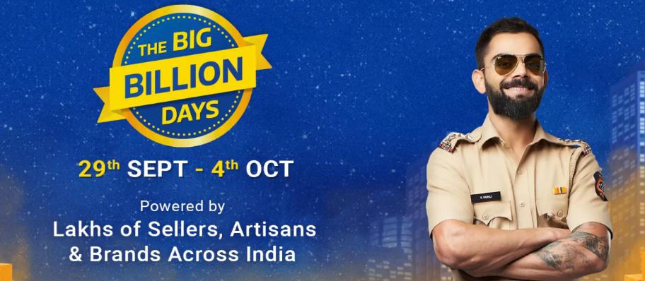 The Big Billion Days | Upto 90% Off + Extra 10% Off on Axis Bank Cards & ICICI Credit Cards (29th Sept-4th Oct)