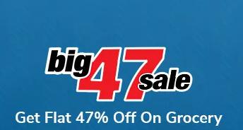BIG 47 SALE | Flat 47% Off + Extra Rs.250 Off using HDFC Card