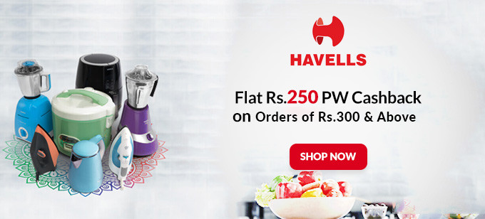 AWESOME DEAL | Flat Rs.250 PW Cashback on Orders of Rs.300 and Above