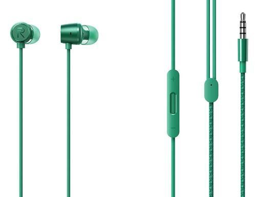Realme Green Wired Earbuds with Mic at Rs.599