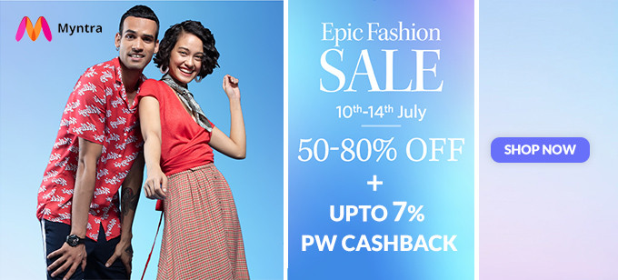 EPIC FASHION SALE | Upto 50-80% Off on Men's & Women's Fashion + Extra 10% Off via Citi Bank Cards