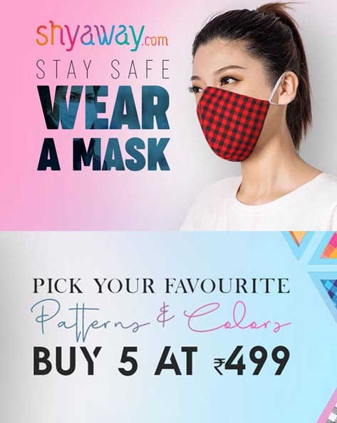 FABRIC FACE MASK | Buy 10 Mask at Rs.748
