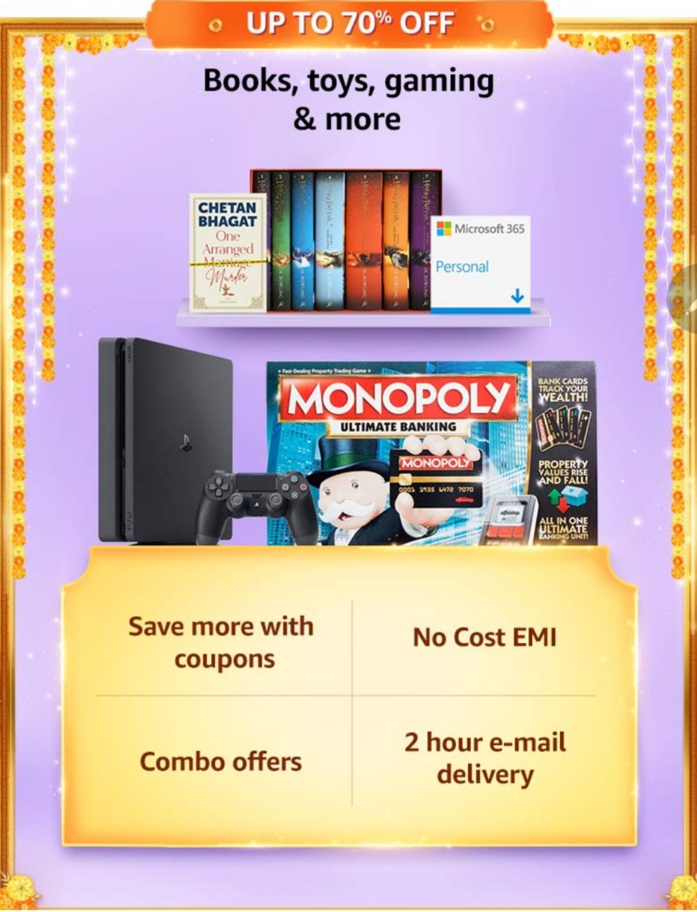 Great Republic Day Sale: Upto 70% Off on Books, Toys, Gaming and more + 10% Instant Discount via SBI Credit Card (20th-23rd Jan)