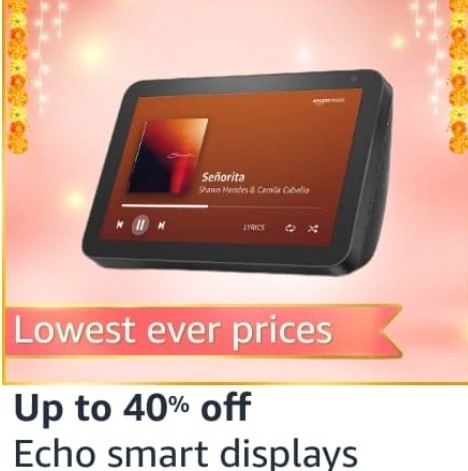 Get up to 40% Off on Echo Smart Displays