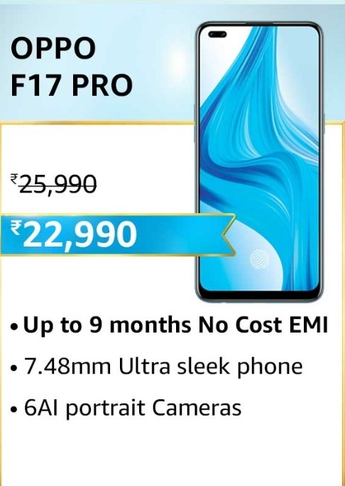OPPO F17 Pro | No Cost EMI Up to 9 months
