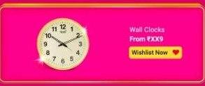 Buy Wall Clocks Starting at Rs.399