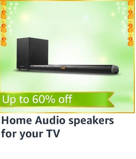 Get Up to 60% Off Home Audio speakers 