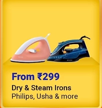 Get up to 50% Off on Irons