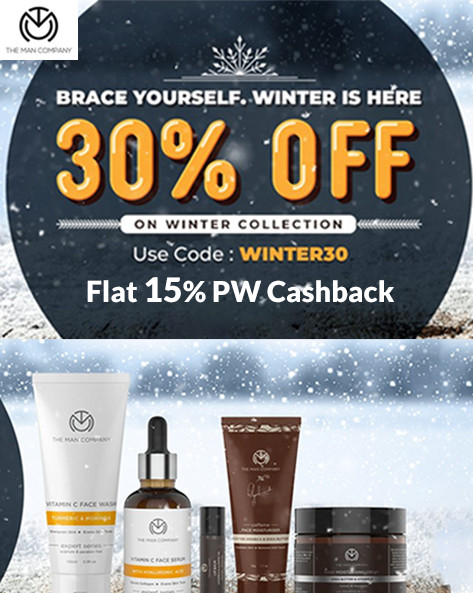 Get 30% Off on The Man Company Winter Collection