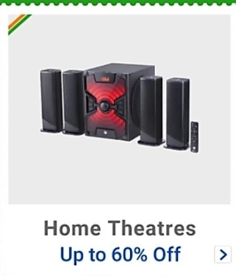 Get up to 60% Off on Home Theatres