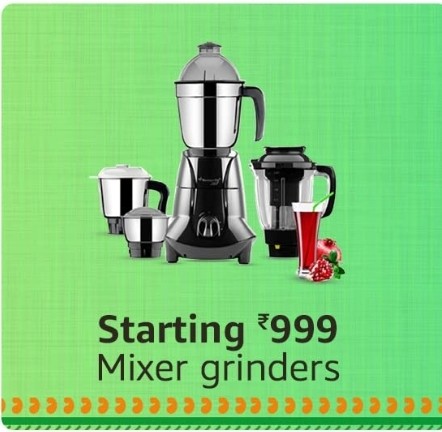 Get up to 50% Off on Mixers & Grinders