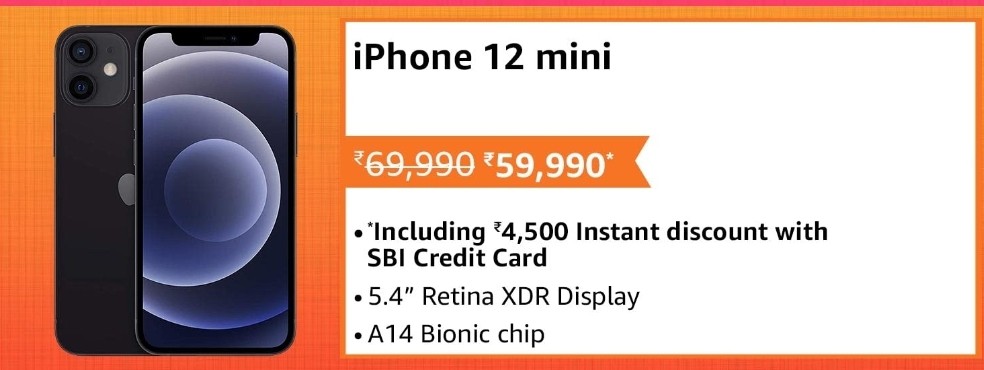 New Apple iPhone 12 Mini (64GB) - Black