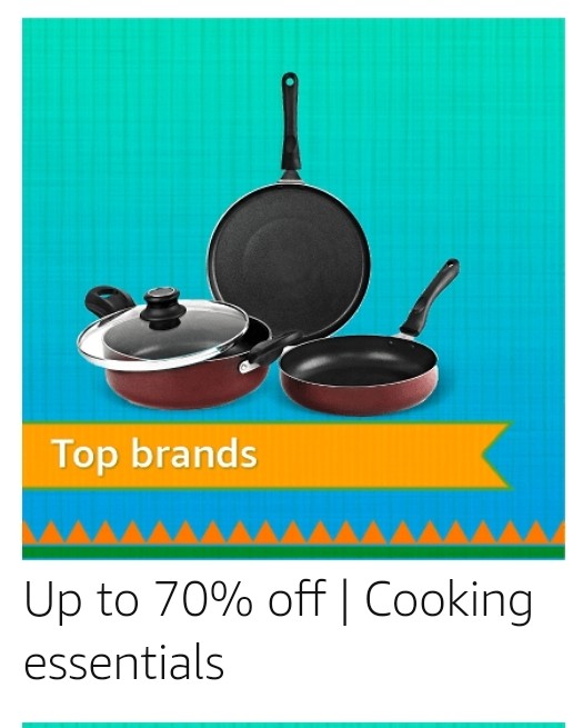 Get up to 70% Off on Cooking essentials