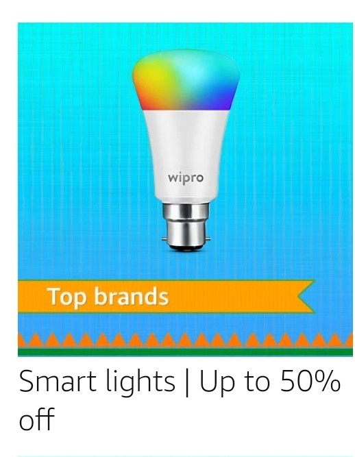 Get Up to 50% Off on Smart lights