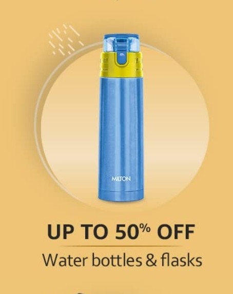 Get up to 50% Off Water bottles & flasks