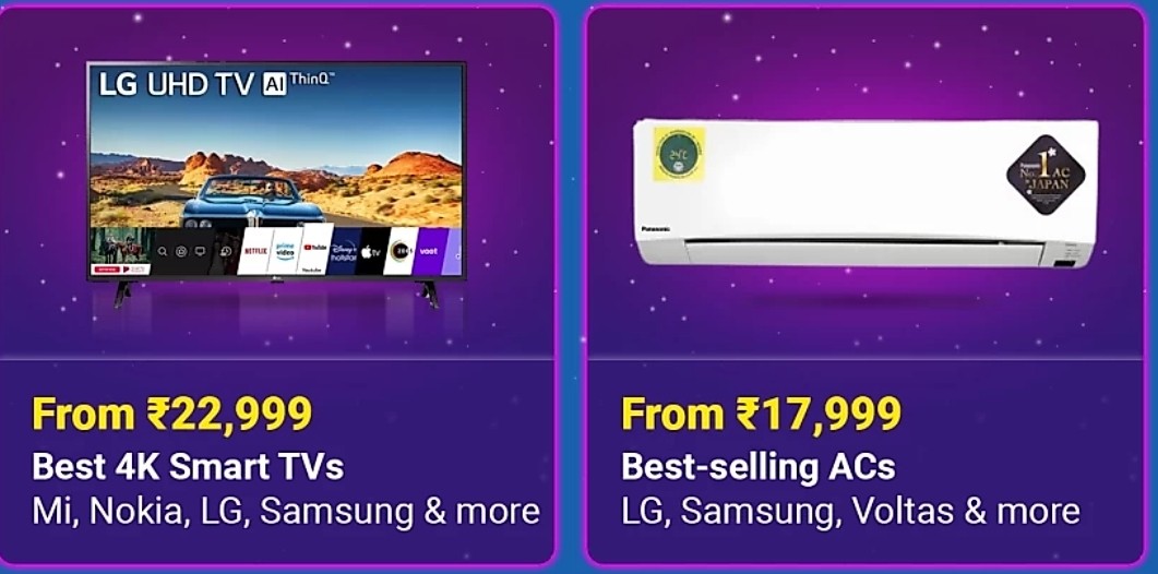 Get Up to 40% Off on Televisions & Ac's