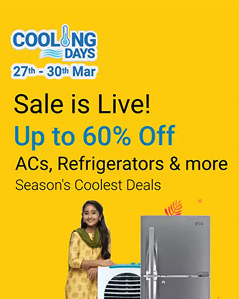 COOLING DAYS | Up to 60% Off on Seasonal Appliances