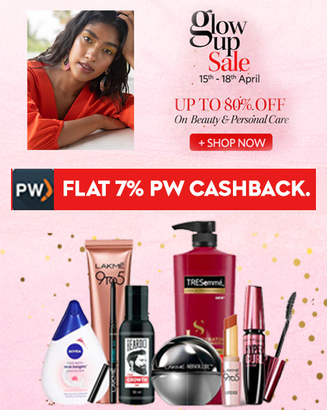 Myntra Glow Up Sale | Up to 80% Off on Beauty & Personal Care Products