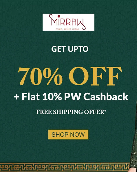 Get up to 70% Off Across categories | Free Shipping above 499