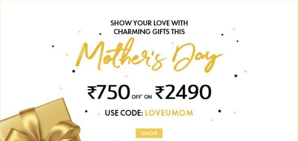 Mother's day Offer | Get Rs 750 Off on orders of Rs 2490