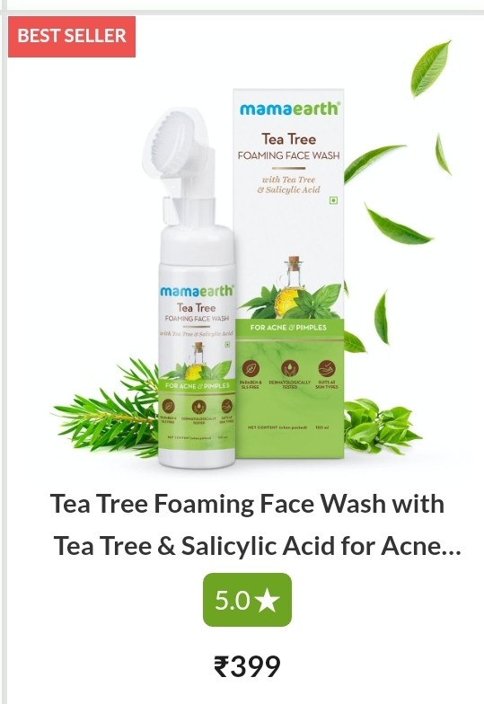 Tea Tree Foaming Face wash