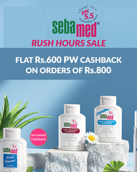 RUSH HOURS SALE | Flat Rs.600 PW Cashback on Orders of Rs.800