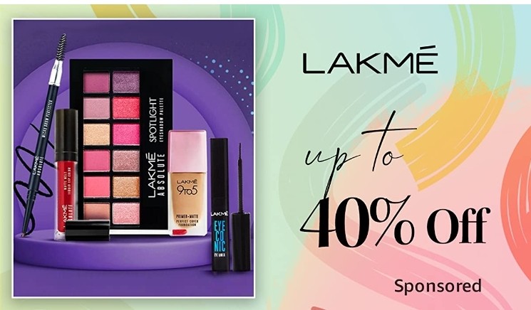 Get up to 40% Off on Lakme