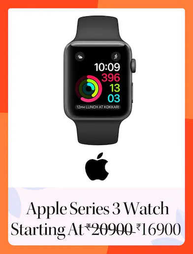 Apple discount watch myntra