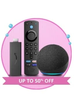 PRIME DAY | Upto 50% Off on Echo, Fire TV & Kindle + 10% Off with HDFC Cards Echo, Fire TV & Kindle