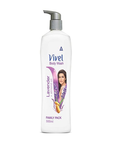 Buy Vivel Body Wash, Lavender & Almond Oil Shower Crème , 500 ml Pump