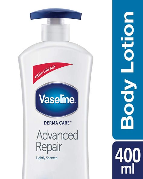 Buy Vaseline Derma Care Advanced Repair Body Lotion, Non Greasy, Long Lasting Moisturisation For Sensitive, Dry Skin - 400 ml