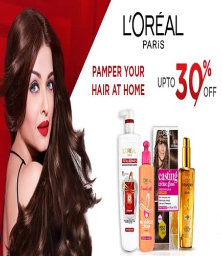 GREAT FREEDOM FESTIVAL | Upto 30% Off On L'OREAL Paris Products