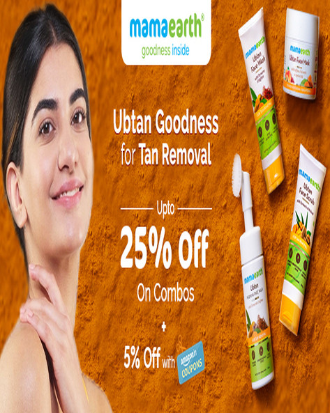 PW BEAUTY DAYS | Upto 25% Off On Combos + 5% Off With Amazon Coupons On Mamaearth Products