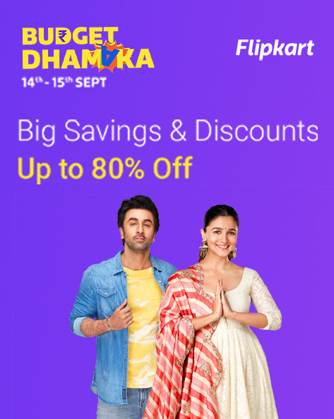 Flipkart BUDGET DHAMAKA | Upto 80% Off on Clothing, Footwear & Accessories