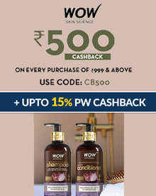 EXCLUSIVE | Flat Rs.500 Cashback Voucher on Every Purchase on Orders of Rs.999 Above