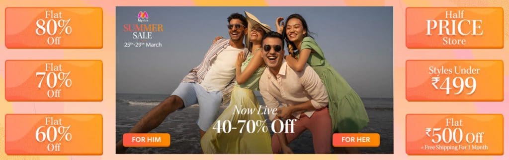 Myntra Sale Code