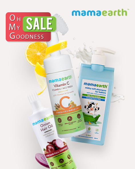 MAMAEARTH OMG SALE | Buy 1 Get 1 FREE on Sitewide Collection + Extra 5% Off on Online Payment