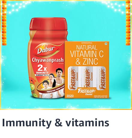 GREAT INDIAN FESTIVAL| Upto 60% Off Immunity & Vitamins + Extra 10% Axis / Citibank / IndusInd/ Amazon Pay ICICI Cards Off
