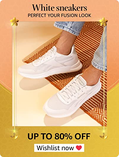 GREAT INDIAN FESTIVAL | Upto 80% Off On White Sneakers 