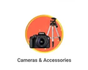 Upto 80% Off on Cameras & Accessories