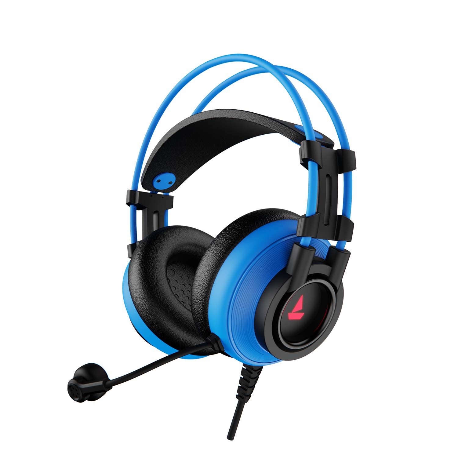 Buy boAt Immortal IM-200 7.1 Channel Wired USB Gaming Headphone with RGB Breathing LEDs & 50mm Drivers (Furious Blue)