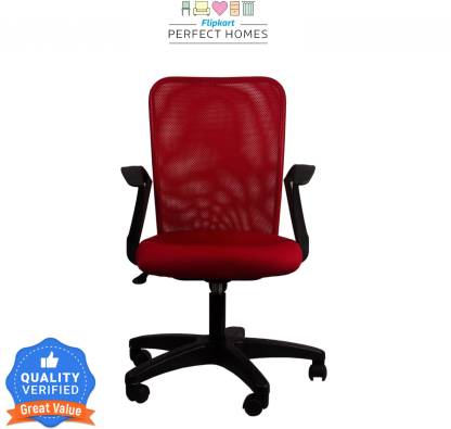 Buy Flipkart Perfect Homes Fabric Office Arm Chair